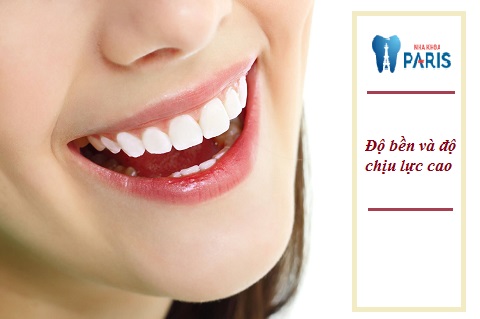 Răng toàn sứ Cercon có độ bền và độ chịu lực cao