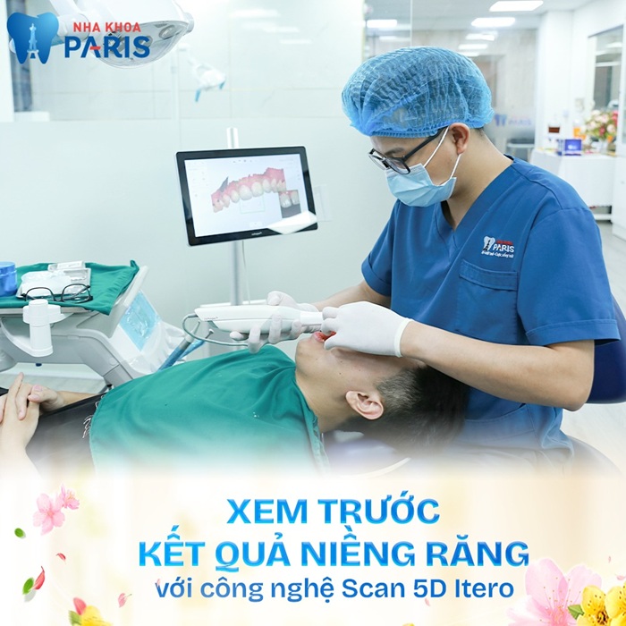 Sở hữu máy móc hiện đại cho xem trước kết quả niềng răng tại Paris