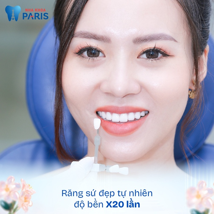 Hình ảnh khách hàng trước và sau khi làm răng sứ